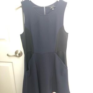 Black & Navy Mossimo Dress with Pockets